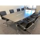 Nero Executive Boardroom Table With Two Cable Ports